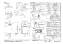 ノーリツ GT-C1662AWX BL 13A 納入仕様図 ノーリツ 設置フリー形 ガスふろ給湯器 ECOジョーズ ユコアGT スタンダード フルオート 屋外壁掛形 16号 納入仕様図1